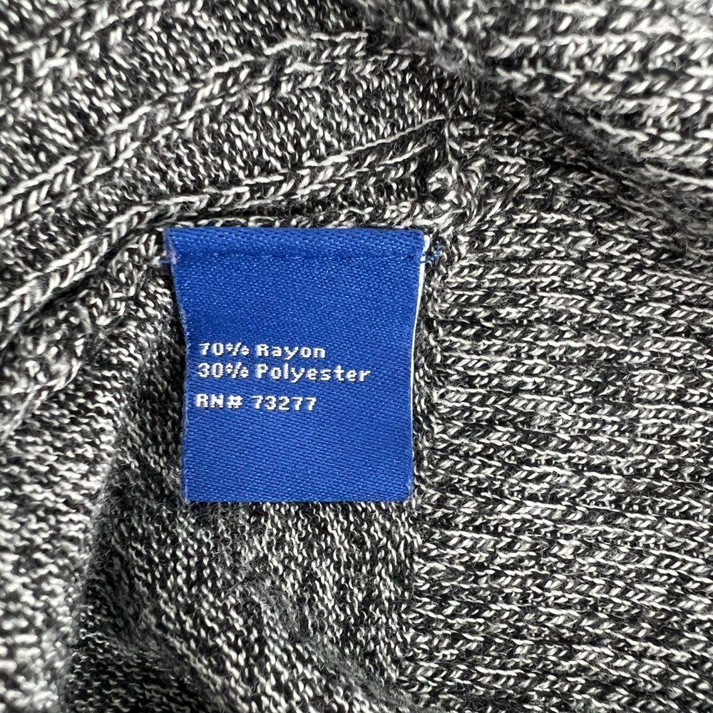 Gray Ribbed Knit Sweater - Picture 8 of 13